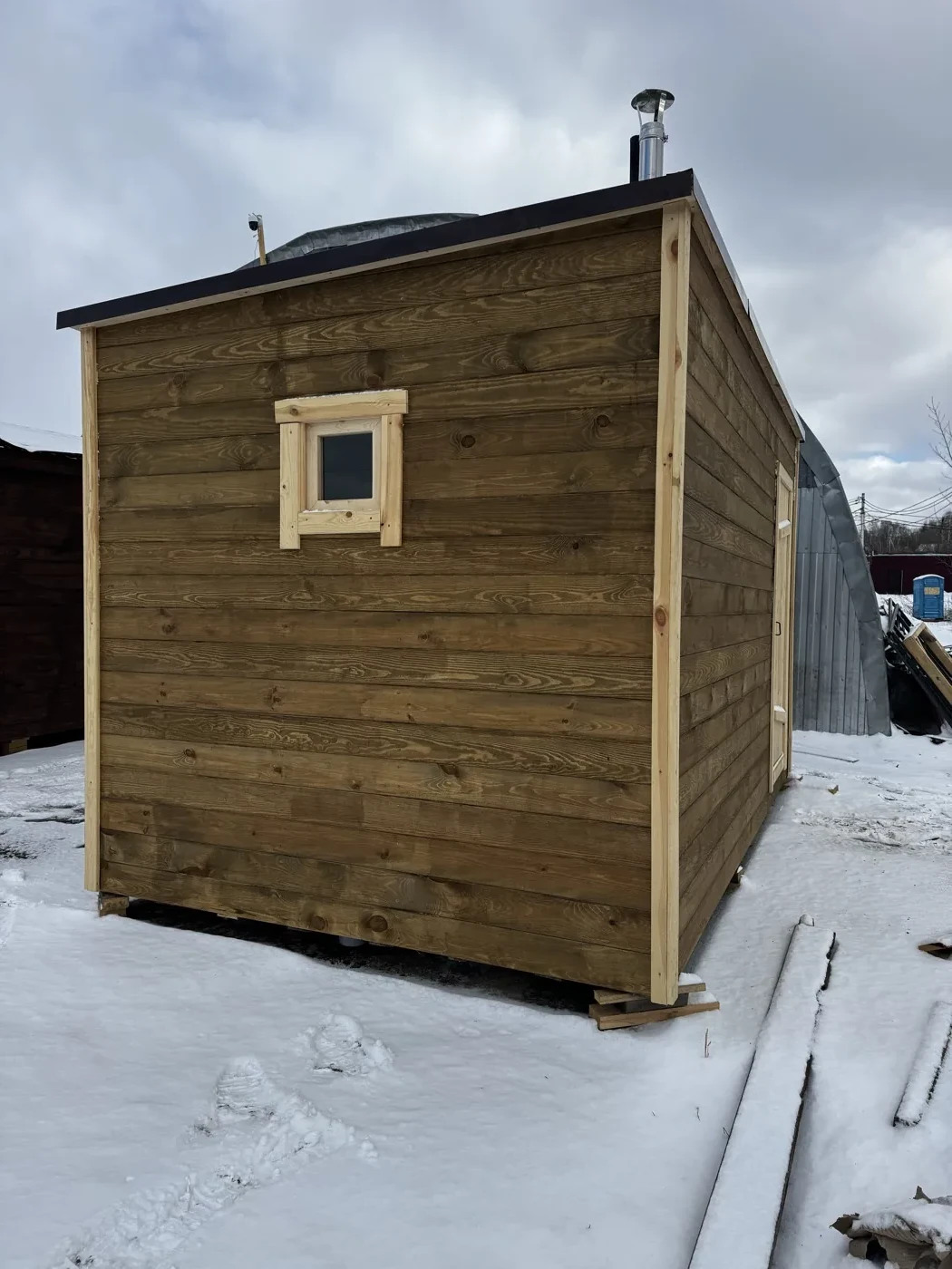 Баня каркасная 4×2,5 (светлая) - миниатюра 2