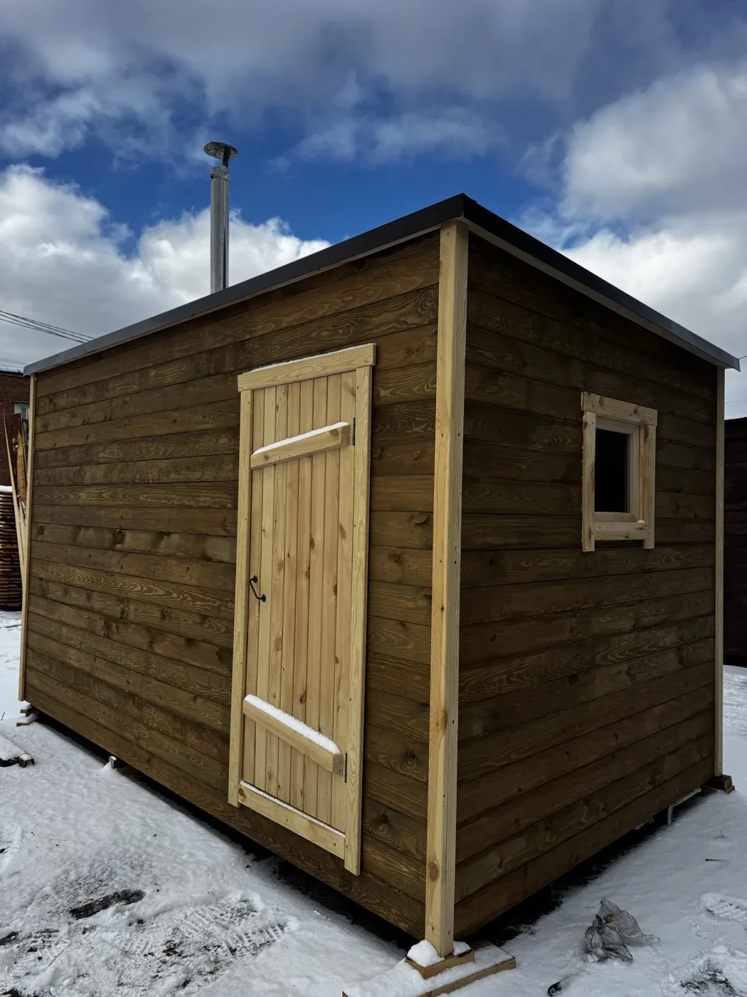 Баня каркасная 4×2,5 (светлая) - миниатюра 4