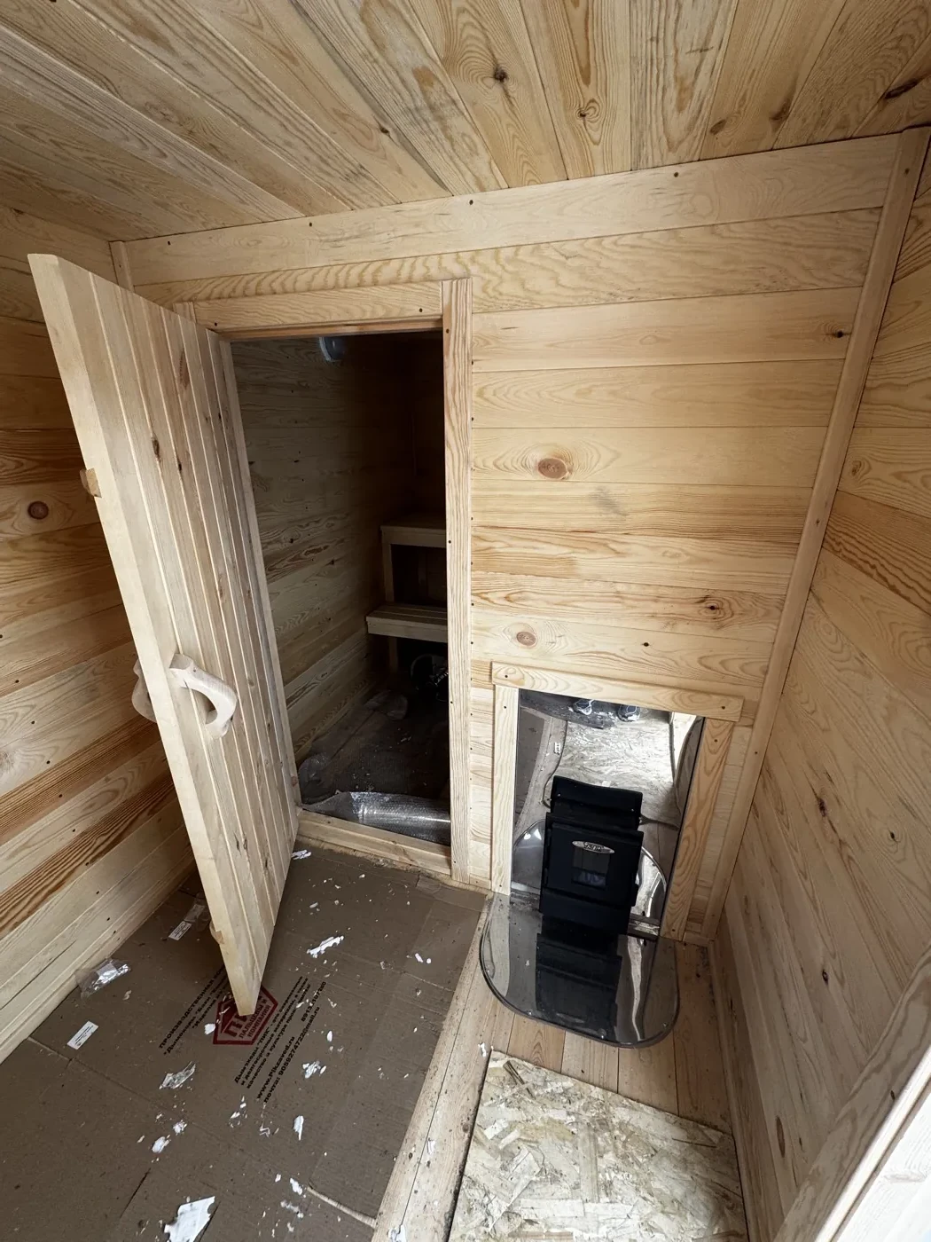 Баня каркасная 4×2 (тёмная) - миниатюра 6