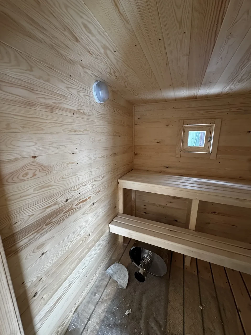 Баня каркасная 4×2 (тёмная) - миниатюра 9