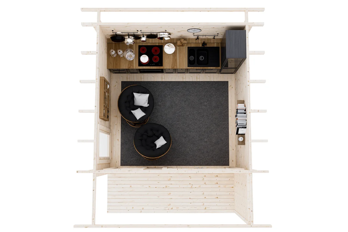 Дачный домик 10 куб - миниатюра 4