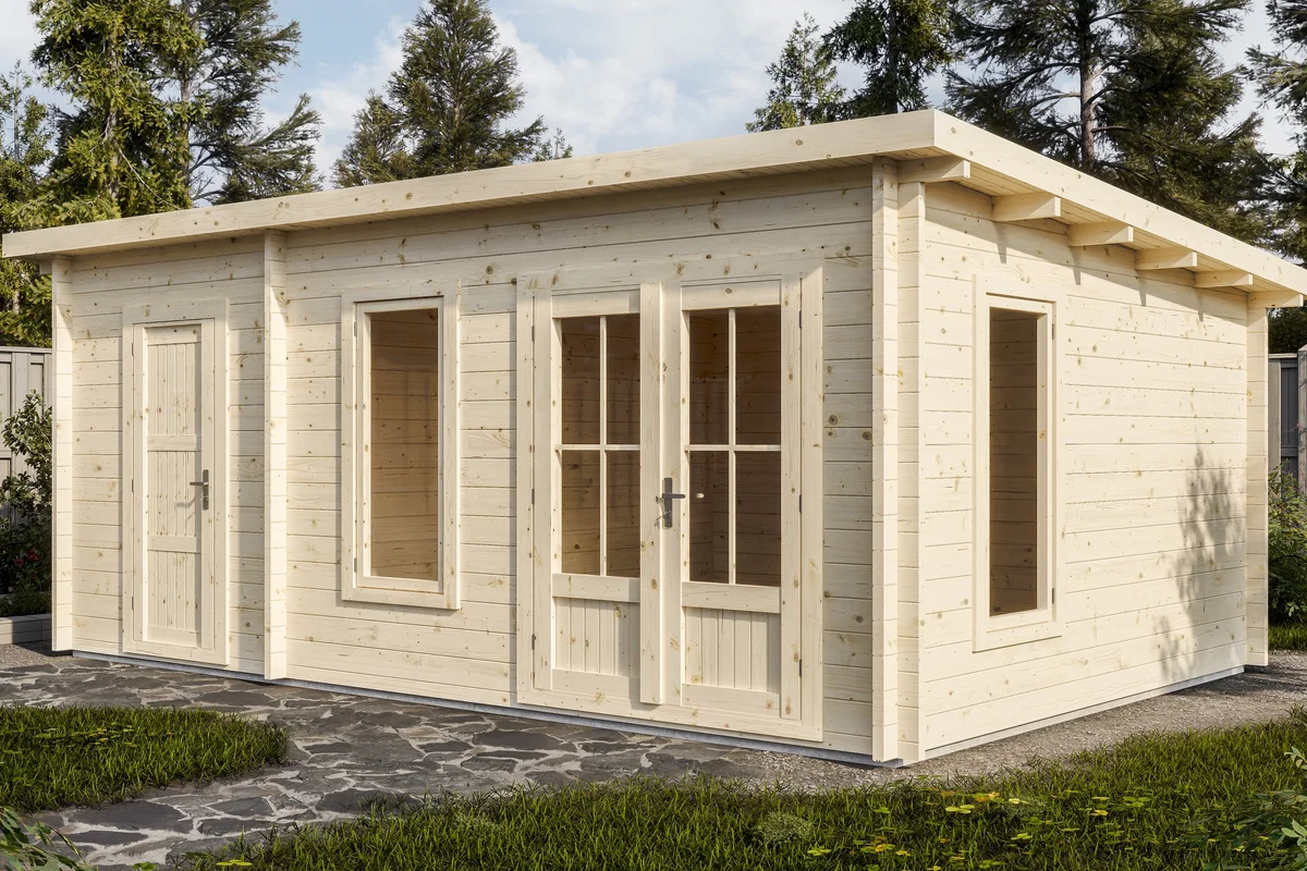 Дачный домик 21 с хозблоком - миниатюра 5