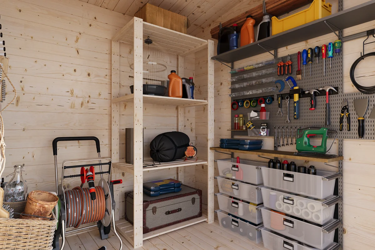 Хозблок 7 с дровницей - миниатюра 3