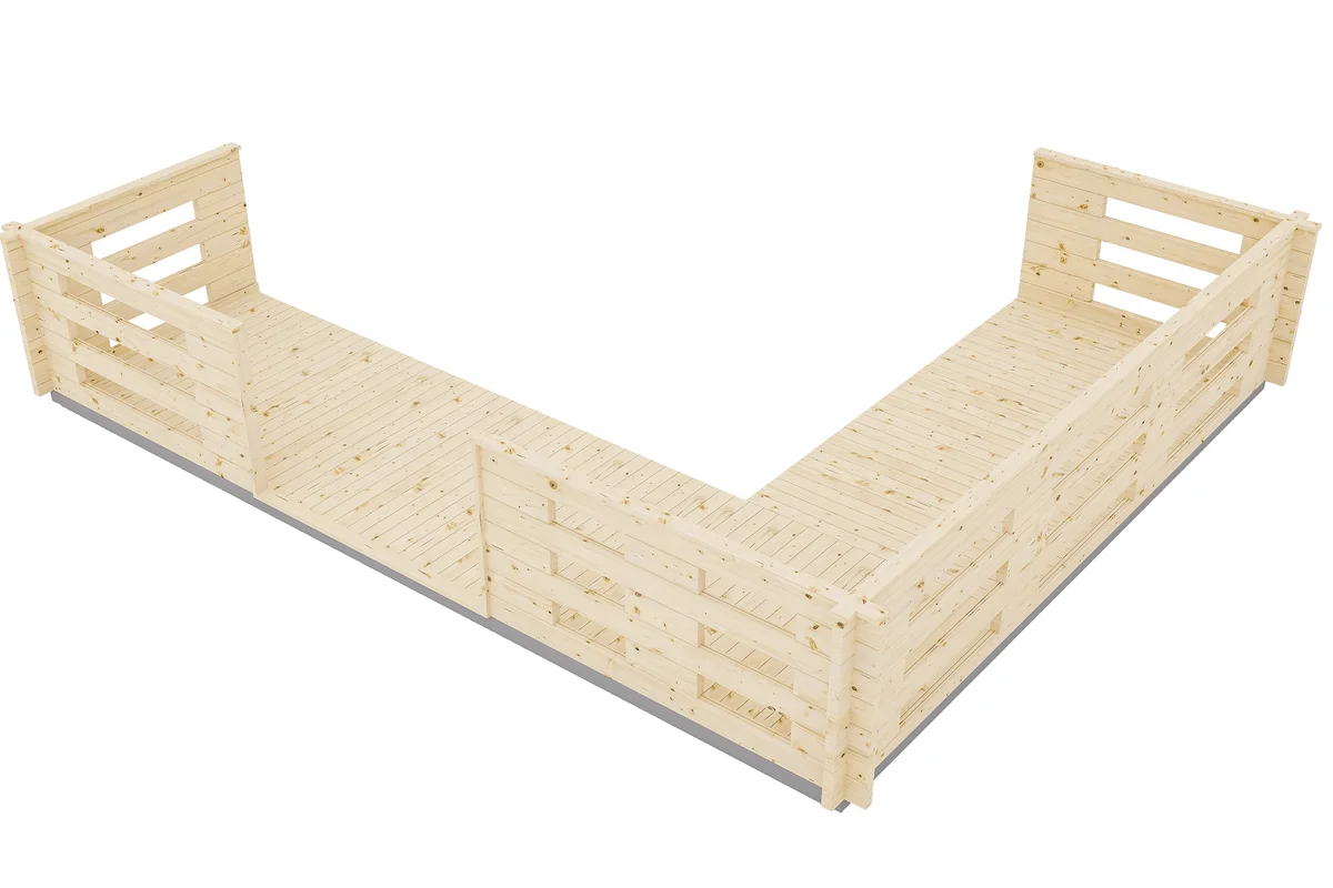 Терраса угловая